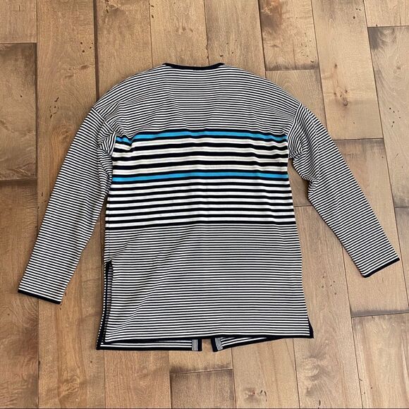 Escada striped Cardigan Longline Star Studded 36 - Picture 2 of 6